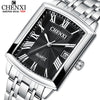 CHENXI Men Calendar Watches Luxury Brand Business Clock Stainless Steel Quartz Waterproof Watch Men Fashion Square Wristwatch