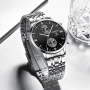 CHENXI Fashion Stainless Steel Mens Watches Top Luxury Brand Waterproof Men Sport Quartz Watch Wristwatch Male Calendar Clock
