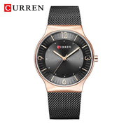 CURREN Men Watches 2022 Luxury Brand Army Watch Men Stainless Steel Mesh Watches Mens Ultra-thin Quartz Wristwatch Male Clock