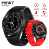 MNWT New Fitness Smart Watch Men Women Pedometer Heart Rate Monitor Support SIM/TF Card Sport Bluetooth Watch For Android IOS