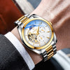 CHENXI Automatic Mechanical Watch Men Tourbillon Luxury Stainless Steel Watches Quartz Mens Waterproof Wrist Watch Man Clock