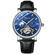 CHENXI Top Brand Automatic Quartz Watch for Men Fashion Casual Waterproof Machinery Wristwatches Fasjion Blue Dial Male Clock