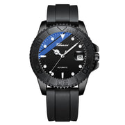 CHENXI Fashion Men&#39;s Automatic Watch Luxury Rubber Strap Quartz Mechanical Men Wrist Watch Waterproof Luminous Male Date Clock