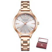 MINI FOCUS  Luxury Brand Women Watch Fashion Casual Ladies  Quartz Watches Waterproof Woman Stainless Steel Dress Wristwatches