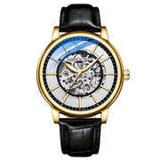 CHENXI Mechanical Automatic Hollow Watch Luxury Brand Leather Waterproof Business Wristwatch New Relogio Masculino