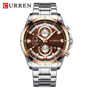 CURREN New Fashion Watch Men Sport Quartz Clock Mens Watches Luxury Brand Full Steel Waterproof Business Chronograph Relogio