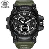 SMAEL Digital Watch for Men Sport Men Quartz Sports Watches Luxury Brand Cool LED Military Wristwatch Timer Male