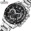 CHENXI Top Brand Watch Men Luxury Stainless Steel Waterproof Man Chronograph Military Sport Quartz Mens Watches Business Clock