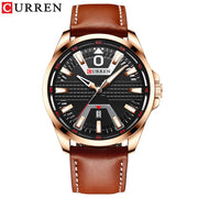 CURREN Brand New Fashion Watch Men Quartz Sport Wristwatch Classic Leather Waterproof Male Clock Luxury Mens Analog Watches