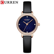 CURREN New 9083 Woman Watches 26mm Dial Green Bracelet Watches Top Brand Waterproof Women&#39;s Wristwatch relogio feminino