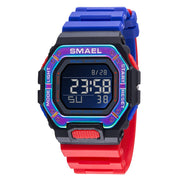 SMAEL Digital Watch for Men 50m Waterproof LED Display Auto Date Electronic Wristwatch Military Sport Watches Men&#39;s часы мужские