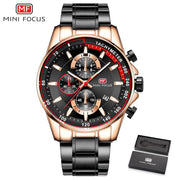 MINI FOCUS Watch Men Fashion Sport Quartz Clock Mens Watch Top Brand Luxury Business Waterproof Watch Relogio Masculino Relojes