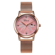 CHENXI Women Watch Simple Rose Gold Quartz Clock Ladies Waterproof Stainless Steel Watches Lady Luxury Brand Wrist Watch Clock