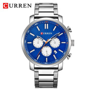 CURREN Fashion Men&#39;s Quartz Analog Watch Men Casual Sport Watches Chronograph Stainless Steel Band Male Clock Relogio Masculino