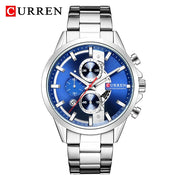 2022 CURREN Mens Watches Top Brand Luxury Military Sport Watch For Men Full Steel Chronograph Waterproof Men&#39;s Quartz Wristwatch