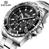 MEGIR Watch Luxury Business Quartz Mens Watches Sport Military Watch Men Full Steel Chronograph Waterproof relogio masculino