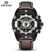 Creative MEGIR Watch Men Fashion Sports Watches Top Brand Men Waterproof Quartz Wristwatch Calendar Male Clock Relogio Masculino