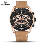 2022 New MEGIR Watch Men Top Luxury Brand Waterproof Sport Quartz Chronograph Military Mens Watches Male Clock Relogio Masculino