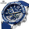 MEGIR Chronograph Sport Men Watch Waterproof Silicone Quartz Watches Men Clock Hour Army Military Wristwatches Relogio Masculino