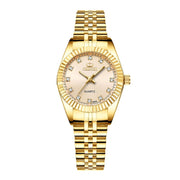 CHENXI Luxury Couple Watch Golden Fashion Stainless Steel Lovers Watch Quartz Wrist Watches For Women &amp; Men Analog Wristwatch