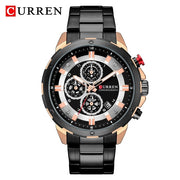 Top Luxury Brand CURREN Mens Watches Military Sport Waterproof Chronograph Blue Quartz Watch Men Clock Men&#39;s Watch reloj hombre