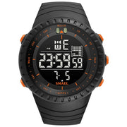 SMAEL Men Outdoor Sports Electronic chronograph 2022 New Men&#39;s Watch Big Dial Digital 50M waterproof Digital LED Wrist Watches