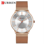 Relogio Masculino CURREN Luxury Blue Watch Men Fashion Sport Quartz Clock Mens Watches Full Steel Business Waterproof Watch Male