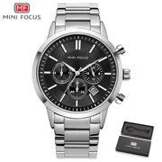 MINI FOCUS Watches Top Brand Luxury Men&#39;s Military Sports Watch Men Casual Chronograph Quartz Wristwatch Relogio Masculino