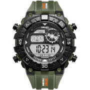 SMAEL White Watch Sport Watches for Men Waterproof Multifunction Wristwatches  Mens Army Military Digital Outdoor Sports Watch