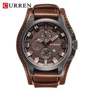 Luxury Brand CURREN 8225 Watches Sport Military Clock Men&#39;s Quartz Watch Men Analog Leather Wrist Watch Relogio Masculino