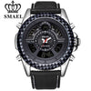 SMAEL Men Sports Watches Mens LED Analog Digital LED Watch Male Army Military Dual Display Quartz Clock Mens Relogio Masculino