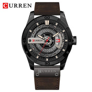 CURREN Mens Watches Luxury Brand Waterproof Military Sports Men Watch Analog Quartz Clock Man Leather Quartz-watch Wristwatch