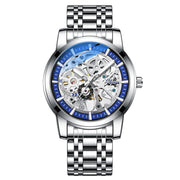 CHENXI New Men Automatic Mechanical Tourbillon Watch Luxury Business Stainless Steel Waterproof Wristwatch Men Relogio Masculino