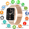 New 1.69 Inch Bluetooth Answer Call Smart Watch Women Men Full Touch Dial Call Fitness Tracker IP67 Waterproof Smartwatch Women