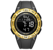 SMAEL Waterproof Mens Watches Top Luxury Brand Digital Sport Watch for Men Silicone Strap Military Date Wrist Watch Male Clock