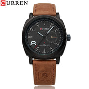 CURREN Classic Leather Men Watches Sport Waterproof Quartz Watch Men Military Clock Date Male Wristwatch Relogio Masculino