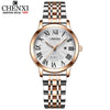 CHENXI Fashion Brand Women&#39;s Luxury Rose Gold Wrist Watches Waterproof Stainless Steel Quartz Watch For Women Relogio Feminino