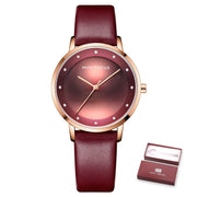 MINI FOCUS Ultra-thin Women Quartz Watch Luxury Female Clock Fashion Ladie Dress Waterproof  LeatherWristwatch  Relogio Feminino