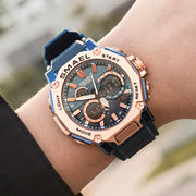 SMAEL Watch Men Analog Quartz Digital WristWatch Waterproof Sports Clock For Man LED Electronic Army Men&#39;s Watches Montre Homme