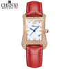 CHENXI Women Watches Luxury Brand Square Quartz Ladies Wrist Watch Fashion Leather Waterproof Women Rose Gold Bracelet Watch