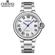 Top Luxury CHENXI Brand Quartz Watch for Men Women Waterproof Stainless Steel Man Sport Wrist Watch Fashion Analog Mens Watches