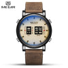 MEGIR Fashion Men Roller Design Business Clock Men Quartz Watch Leather Waterproof Casual Sport Mens Watches Relogio Masculino