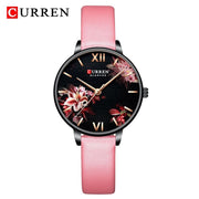 CURREN Elegant Women Watches Top Luxury Brand Quartz Lady Waterproof Wristwatch Fashion Leather Ladies Watch Gift for Wife 2022