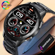 Zodvboz NFC Smartwatch Men AMOLED 360*360HD Screen Always display the time Bluetooth Call IP67 Waterproof Smart Watch For Xiaomi