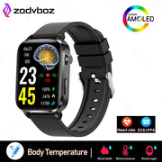 New Smart Watch Men Laser Assisted Therapy Three High Blood Pressure Monitoring AMOLED IP68 Waterproof Smartwatch For Huawei