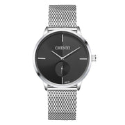 CHENXI Fashion Brand Quartz Lovers Watches Waterproof Stainless Steel Mesh Watch for Men and Women Business Style Wristwatch