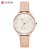 CURREN Brand Luxury Women Watches Ladies Wristwatch Ultra thin Quartz Leather Watch Woman Rose Gold Quartz-watch Clock