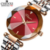 CHENXI Top Luxury Rose Gold Women Brand Watches Fashion Casual Waterproof Watch Ladies Stainless Steel Quartz Wristwatches