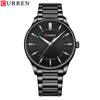 CURREN Classic Simple Quartz Watch for Men Business Casual Wristwaches Men&#39;s Stainless Steel Band Luminous Hands Clock Male 8430