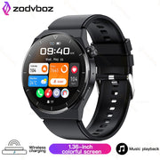 2022 NFC Men Smart Watch AMOLED 390*390 HD Screen Always Show Time Bluetooth call SmartWatch Men IP68 Waterproof for Android IOS